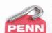 PENN REEL PARTS NEW ROD BRACE HOOK SCREW - RIGHT HAND THREAD #165-115