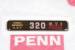 PENN REEL PARTS NEW EMBLEM - SPACER BAR #225-320
