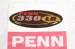 PENN REEL PARTS NEW EMBLEM - FRAME - LEFT SIDE #238-330LD